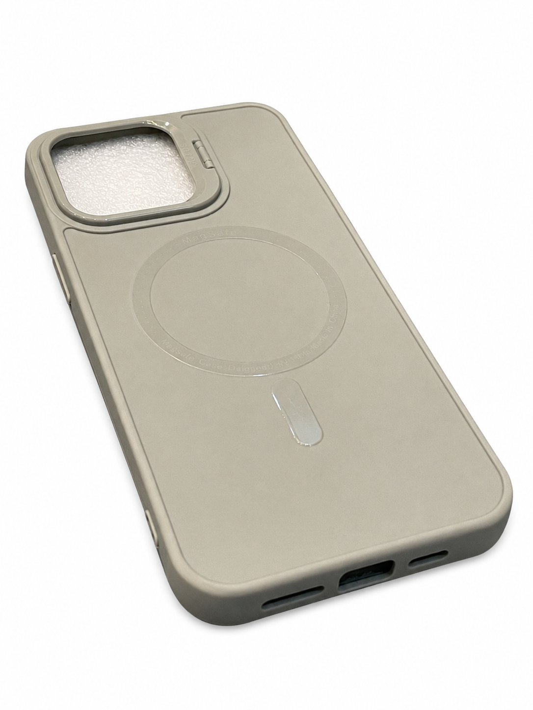Premium MagSafe Magnetic Silicone iPhone Cover – Grey