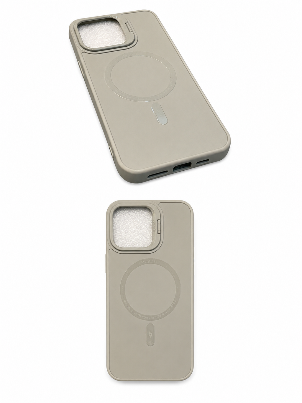 Premium MagSafe Magnetic Silicone iPhone Cover – Grey